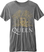 Queen Men’s Fashion Tee: Classic Crest (Burn Out) 26,80