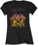 Queen Ladies Tee: Gradient Crest 24€