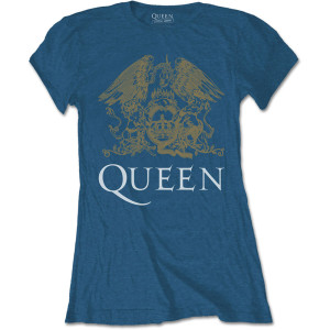 Queen Ladies Tee: Crest 