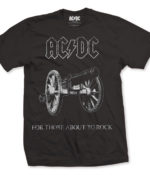 AC/DC UNISEX Camiseta Negra: ABOUT TO ROCK 26,90€