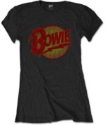 DAVID BOWIE Camiseta Chica Negra: DIAMOND DOGS VINTAGE 26,90€