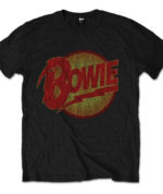 DAVID BOWIE Camiseta: DIAMOND DOGS VINTAGE Negra 26,90€