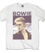 DAVID BOWIE Camiseta Blanca: SMOKING 26,90€