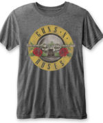 GUNS N’ ROSES Camiseta Gris: CLASSIC LOGO (BURNOUT) 28,90€