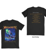 MEGADETH Camiseta Negra: RUST IN PEACE TRACK LIST 26,90€
