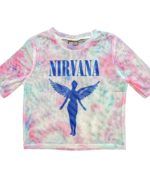 NIRVANA Chica CROP TOP: ANGELIC BLUE MONO (MESH) 26,90€