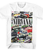 NIRVANA Camiseta Blanca: CASSETTES 26,90€