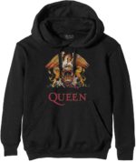 QUEEN Sudadera Negra: CLASSIC CREST 45€