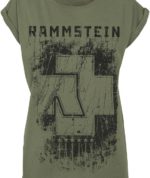 RAMMSTEIN Camiseta Chica Verde ”SECHS HERZEN” 28,90€