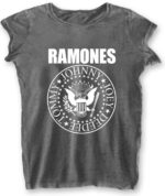 RAMONES Camiseta Chica Gris: PRESIDENTIAL SEAL (BURNOUT) 28,90€