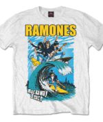 RAMONES Camiseta Blanca: ROCKAWAY BEACH 26,90€