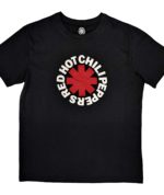 RED HOT CHILI PEPPERS Camiseta Negra: CLASSIC ASTERISK 26,90€