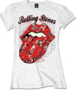 THE ROLLING STONES Camiseta Blanca Chica: TATTOO FLASH 26,90€