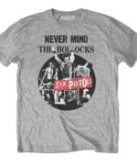 THE SEX PISTOLS Camiseta Gris: NEVER MIND THE BOLLOCKS 26,90€