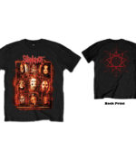 SLIPKNOT Camiseta Negra: RUSTY FACE (BACK PRINT) 26,90€