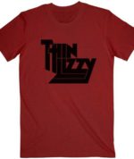 THIN LIZZY Camiseta Roja: LOGO 26,90€