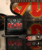 Officially Licensed AC/DC Black Ice Album Embossed Wallet and Chain 29,80€