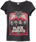 Amplified Camiseta Chica Gris Black Sabbath 28,90€