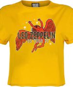 LED ZEPPELIN Amplified Chica – ICARUS CROP TEE, YELLOW RAVEN 28,90€