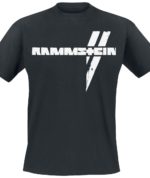 RAMMSTEIN Camiseta Negra «Weiße Balken» 26,90